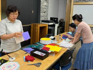 한국공예장인학교 색지기초 썸네일 이미지