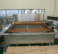 반자동식 초지기(Semiautomatic Type Sheet Machine) 사진